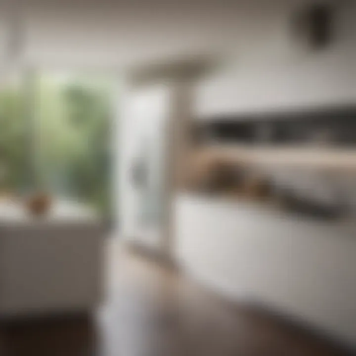 View of an upscale kitchen equipped with contemporary appliances in LA