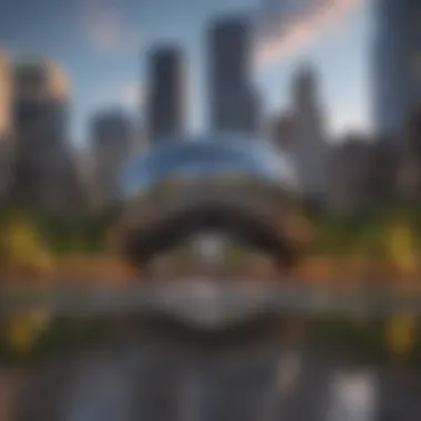Millennium Park Vibes Lively scene at Millennium Park