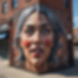 Vibrant street art in Wicker Park