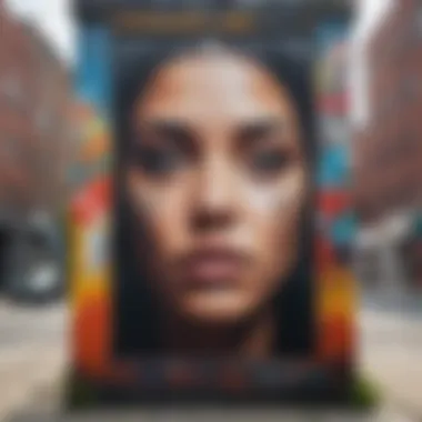 Cultural Expression through Vibrant Street Art in Philadelphia Vibrant street art reflecting Philadelphia's cultural richness