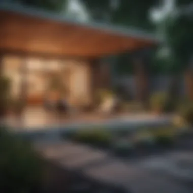 Mid Century Modern Outdoor Design A beautifully designed outdoor space inspired by mid century modern principles