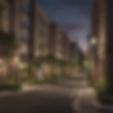 Vibrant Neighborhood Surrounding Normandy Apartments Surrounding vibrant neighborhood with local amenities near Normandy Apartments