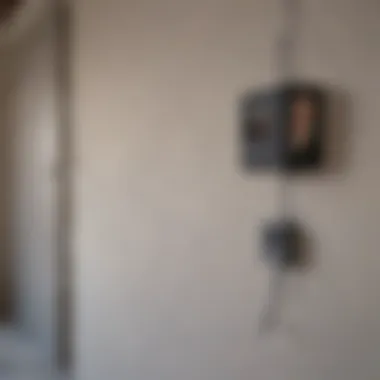 An advanced wire detection tool in action, showcasing its features and usage.