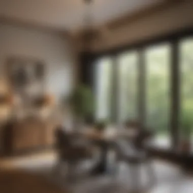Inviting Dining Area in a Furnished Home Charming dining area with inviting decor