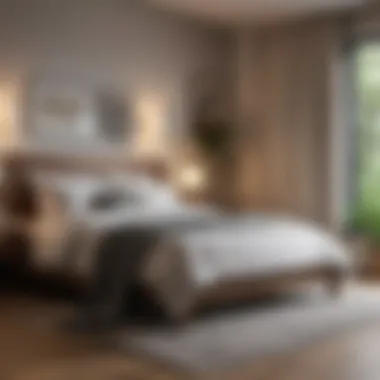 Creating a Refreshing Bedroom Atmosphere An inviting bedroom with neatly arranged bedding.