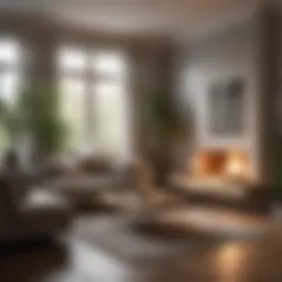 Cozy room setup with inviting decor