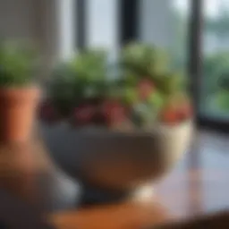 Diverse selection of indoor succulents arranged artistically
