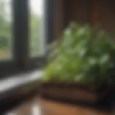 Growing plants as a metaphor for personal growth and resilience