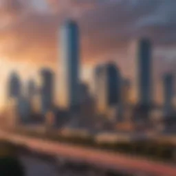 A vibrant skyline of Dallas highlighting the economic growth
