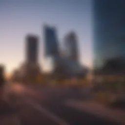 Urban skyline of Downtown Phoenix showcasing modern architecture