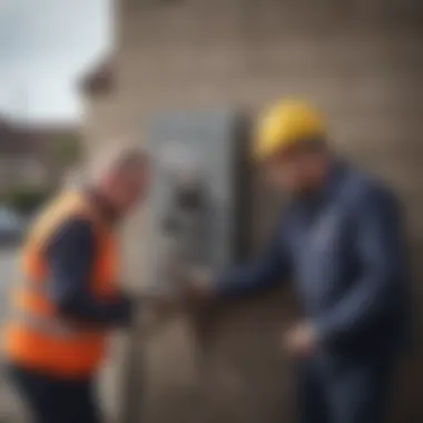 Routine maintenance of a switch box