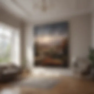 Aesthetically pleasing arrangement of art