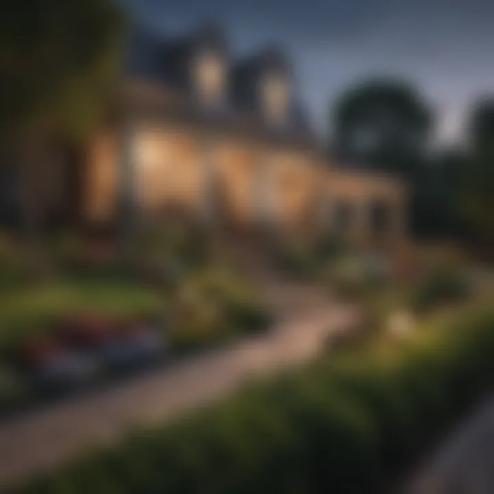 Beautifully landscaped exterior attracting potential tenants