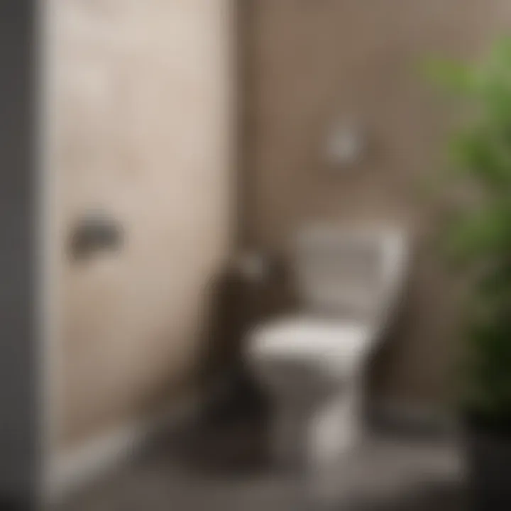 A clean toilet showcasing proper maintenance
