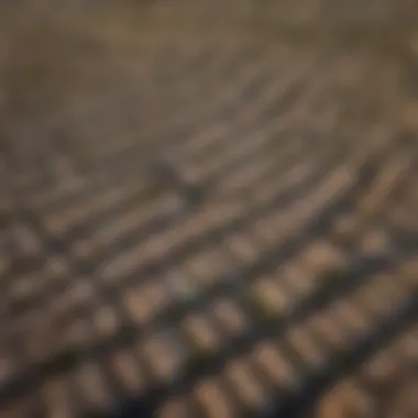 Aerial view of the surrounding community near Mountain Vista Apartments