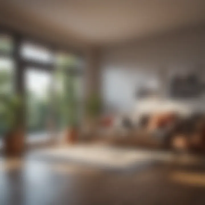 Visual representation of buying and selling property