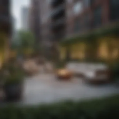 Inviting Outdoor Spaces of Condos in Chicago Charming outdoor spaces of condo buildings