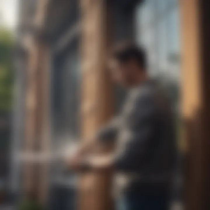 Expert demonstrating effective window washing technique