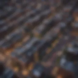 Aerial view of West Loop neighborhood showcasing modern buildings