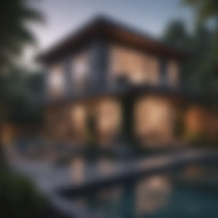 Illustration of financial forecasting for residential projects