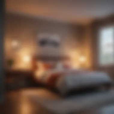 A cozy bedroom setup perfect for renters Cozy bedroom setup for renting