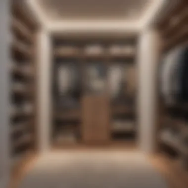 Maximizing Corner Space for Storage Utilizing corners effectively in a walk-in closet