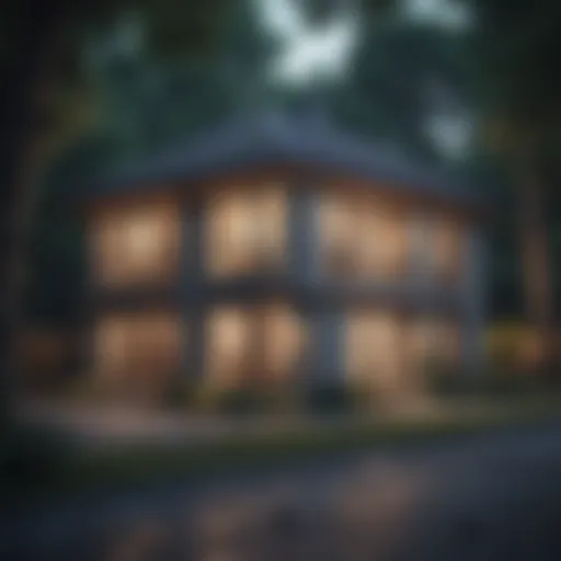 Blueprint of a rental property plan