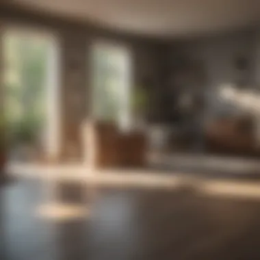 Transforming Your New Space During Unpacking A serene unpacking environment in a new home