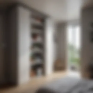 Innovative Vertical Storage Solutions Creative use of vertical space in a compact room