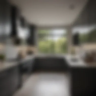 Well-equipped kitchen featuring modern appliances in Terrace Hills Apartments