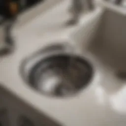 Clogged kitchen sink drain