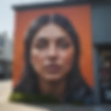 Vibrant street art reflecting the local culture of Venice Beach