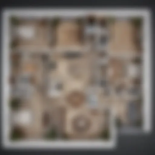 A detailed floor plan illustrating square footage calculations