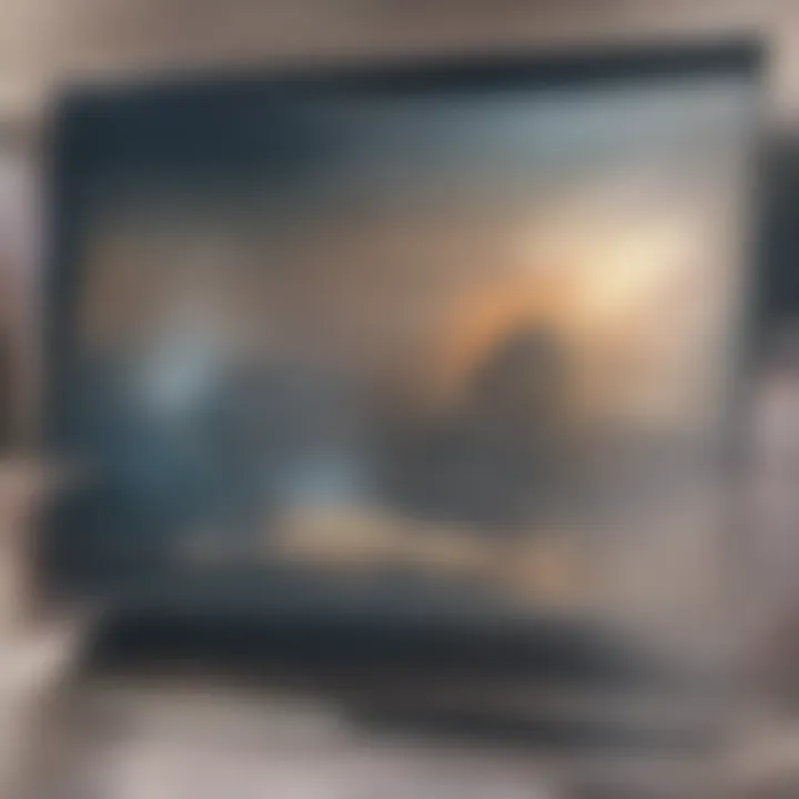 Close-up of a pristine TV screen