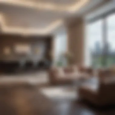 Luxurious Interior Living Space at Wilshire Victoria Apartments Interior living space in a Wilshire Victoria Apartment demonstrating luxury